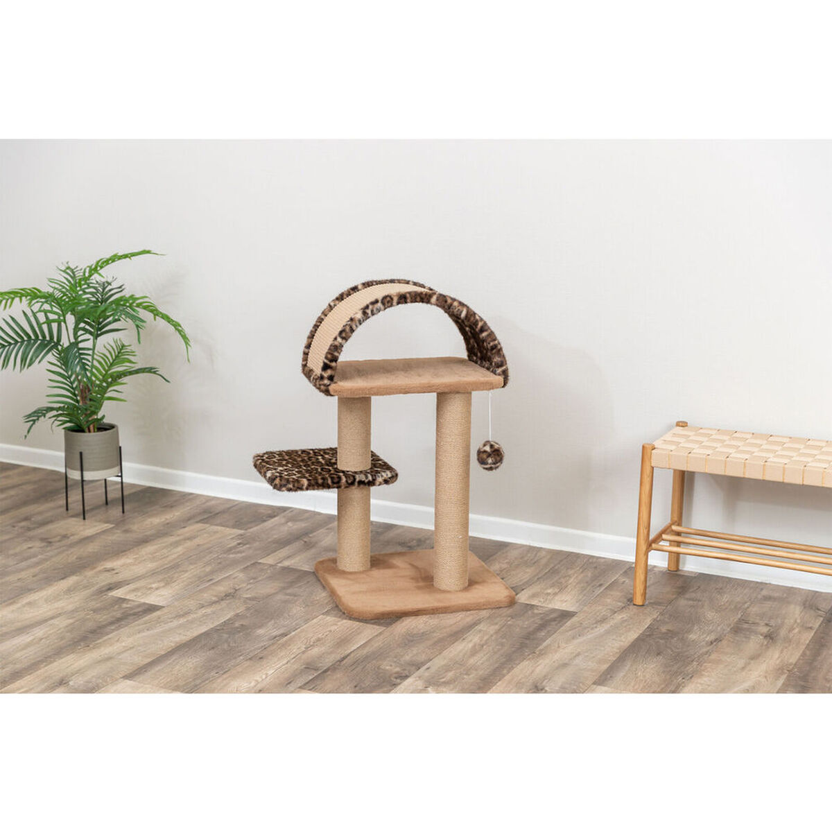 Suport de Ascuțit Gheare pentru Pisici Trixie Leo Maro Ø 48 cm 85 cm