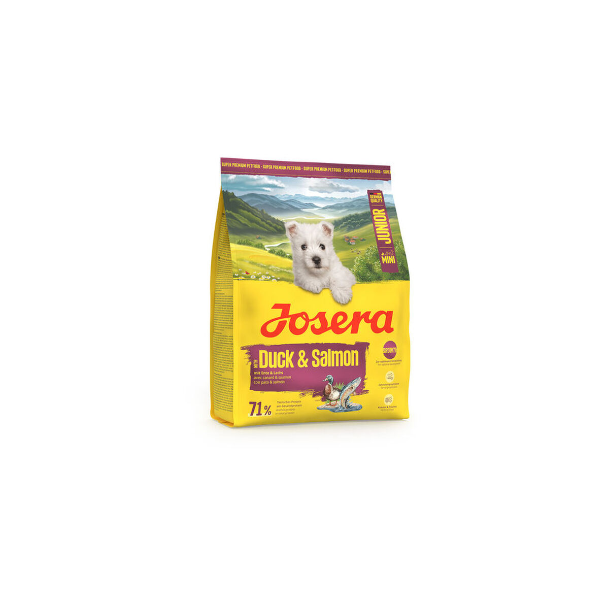 Nutreț Josera Mini Junior Somon Rață 900 g