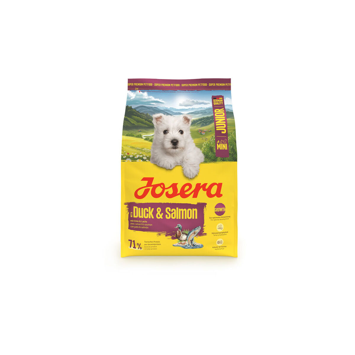 Nutreț Josera Mini Junior Somon Rață 3 Kg