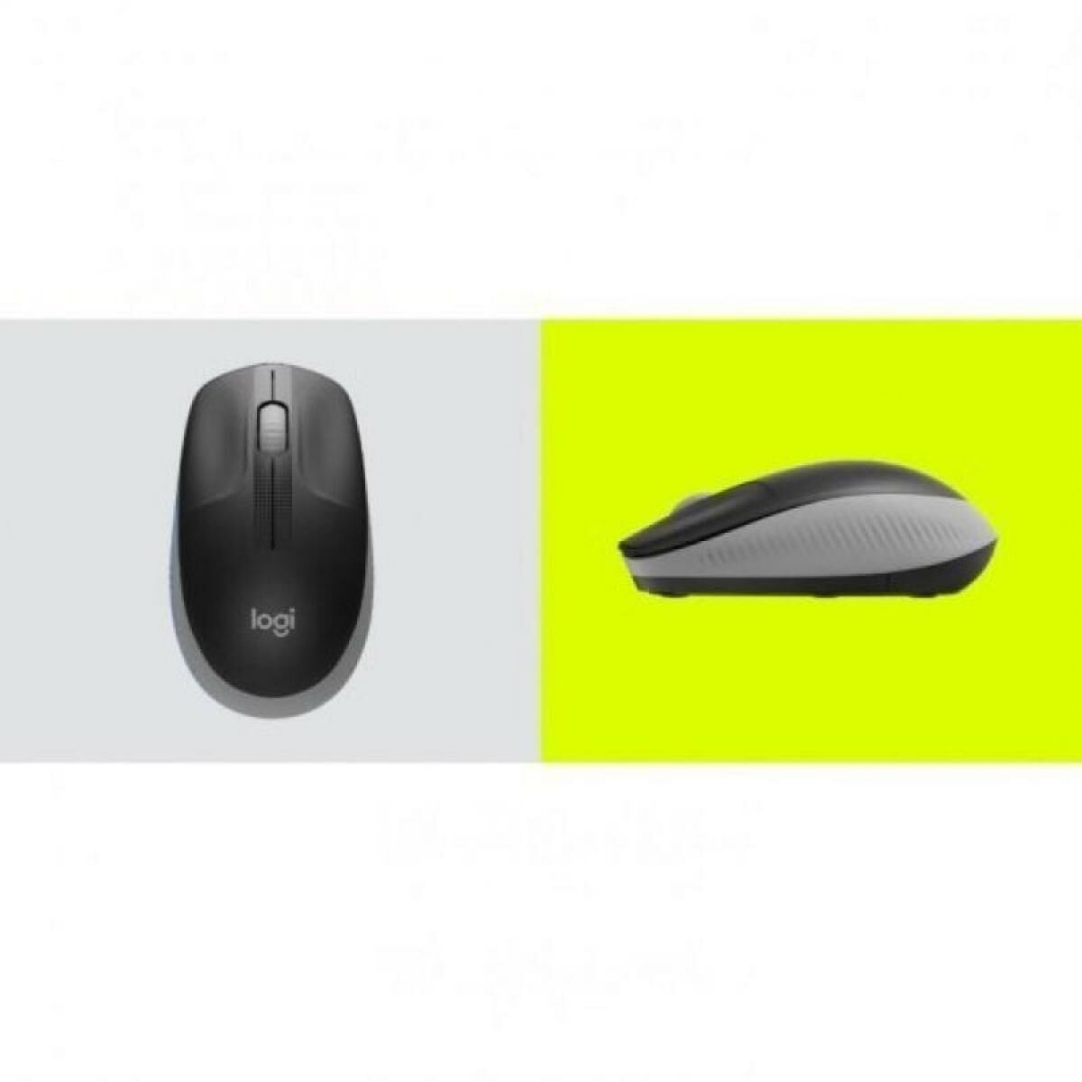 Mouse Fără Fir Optic Logitech M190 Gri 1000 dpi