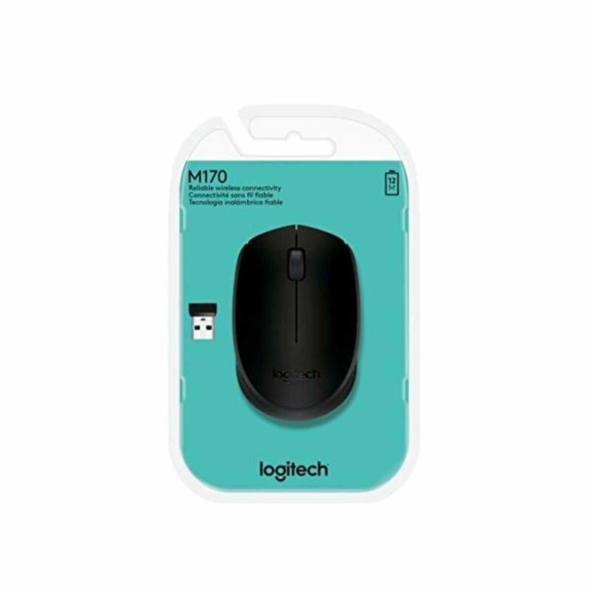 Mouse Fără Fir Logitech M171 Wireless Mouse Negru 1000 dpi