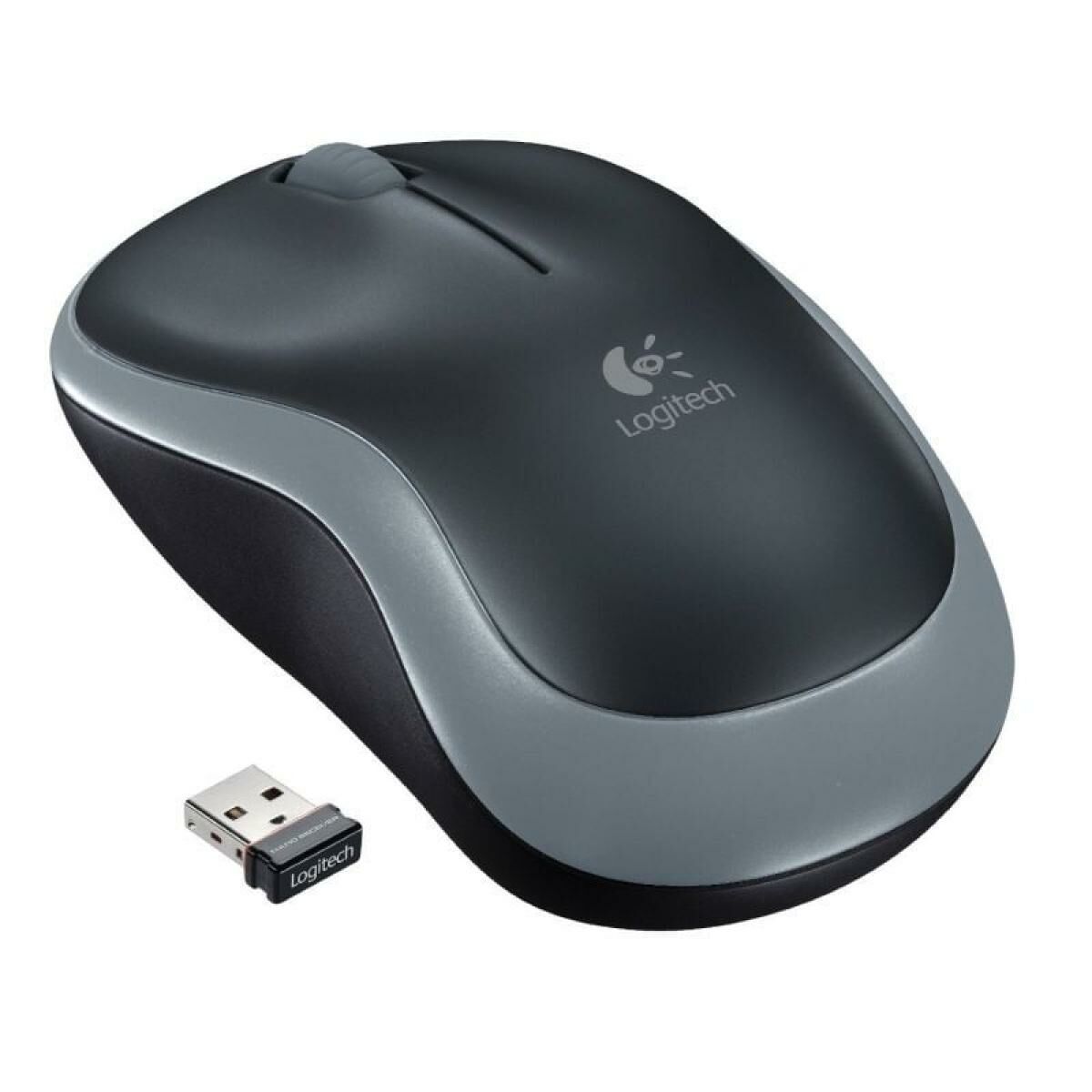 Mouse Fără Fir Logitech LGT-M185G Negru Gri 1000 dpi