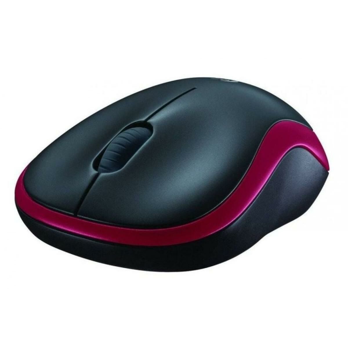 Mouse Fără Fir Optic Logitech LGT-M185R Roșu 1000 dpi