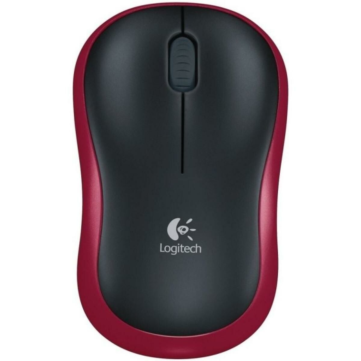 Mouse Fără Fir Optic Logitech LGT-M185R Roșu 1000 dpi