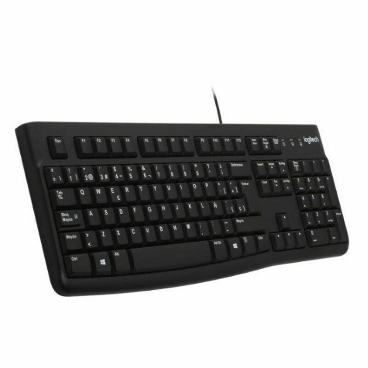 Tastatură Logitech K120 Negru Qwerty Spaniolă Spaniolă