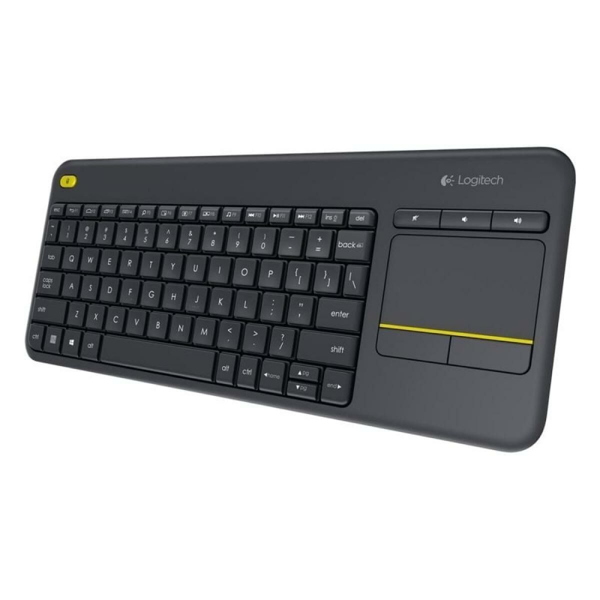 Tastatură Logitech K400 Plus Negru Qwerty Spaniolă