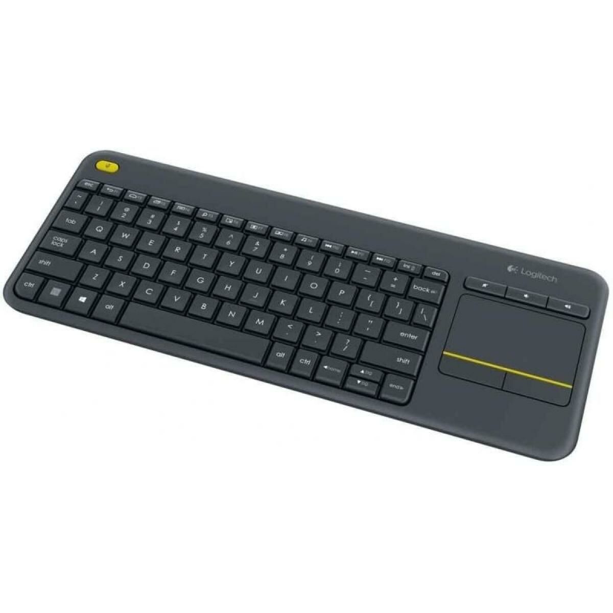 Tastatură Logitech K400 Plus Negru Qwerty Spaniolă