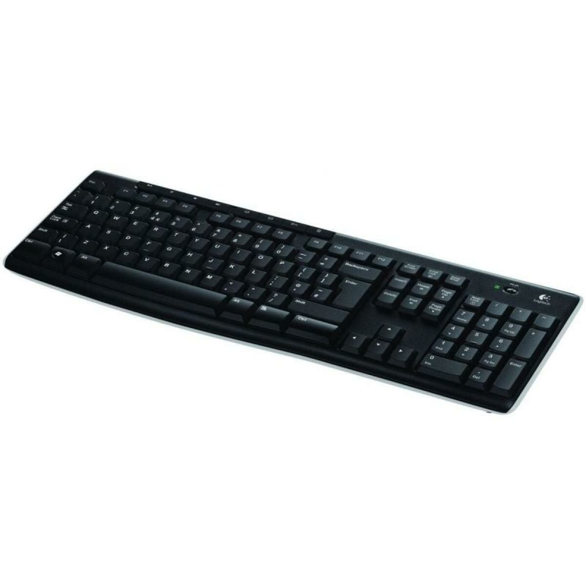 Tastatură Fără Fir Logitech K270 Negru Qwerty Spaniolă 2.4 GHz