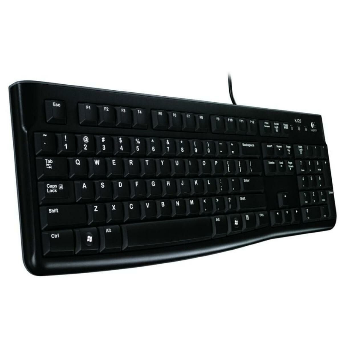 Qwerty Spaniolă Logitech K120 Negru Qwerty Spaniolă