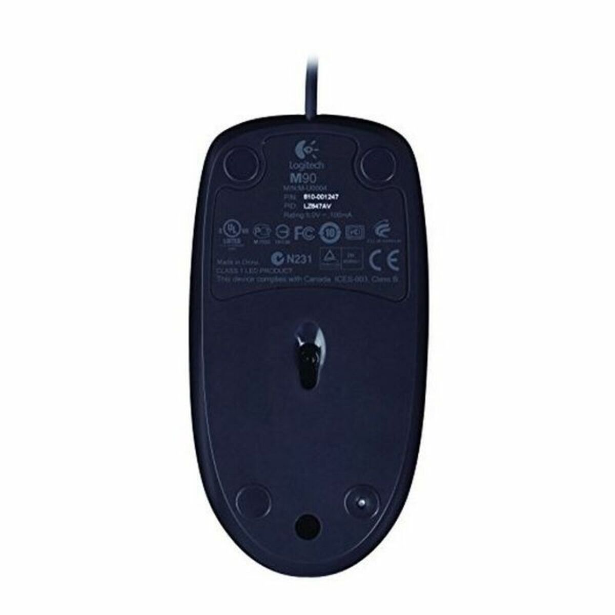 Mouse Logitech LGT-M90 Gri 1000 dpi