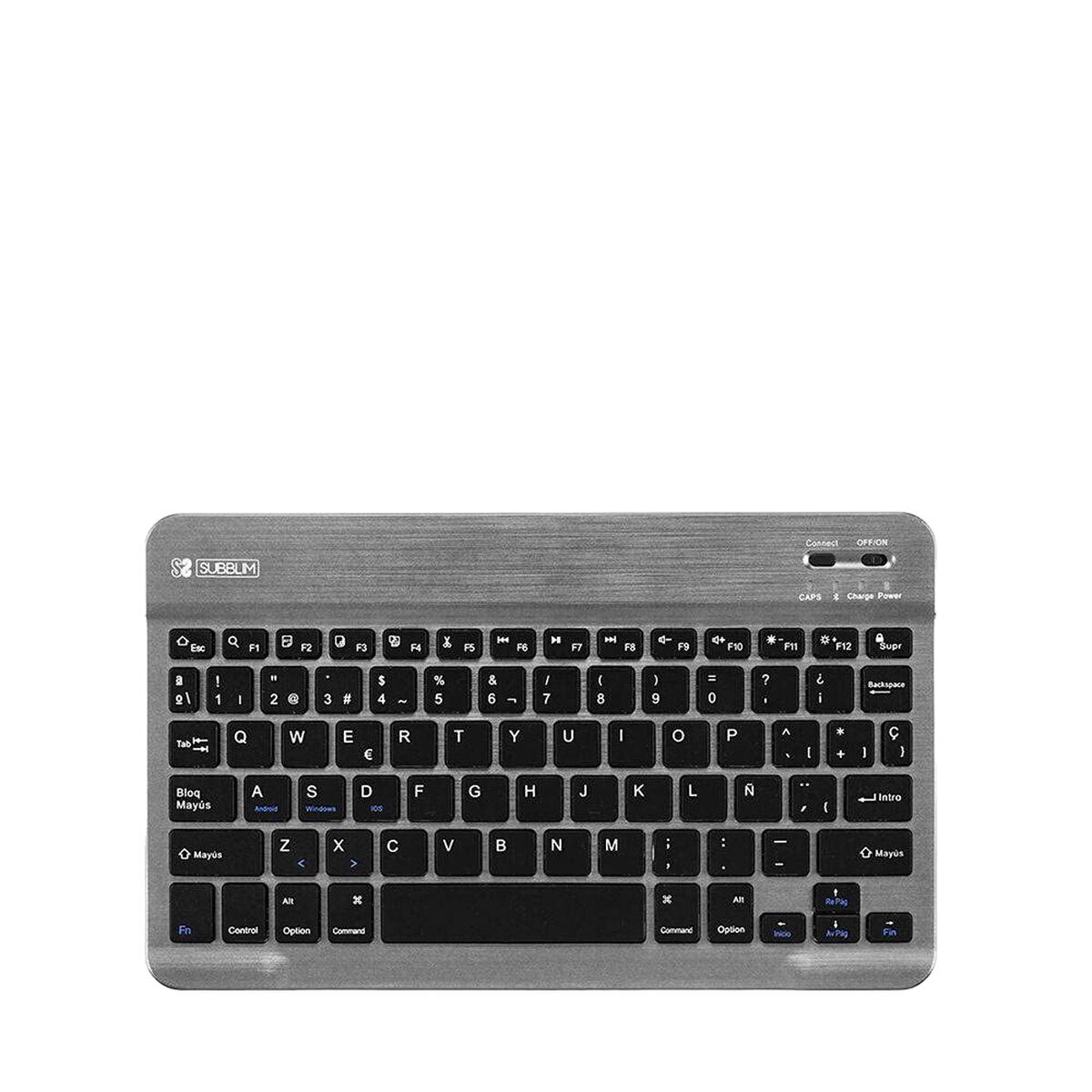 Tastatură Subblim SUB-KBT-SM0002 Gri Qwerty Spaniolă