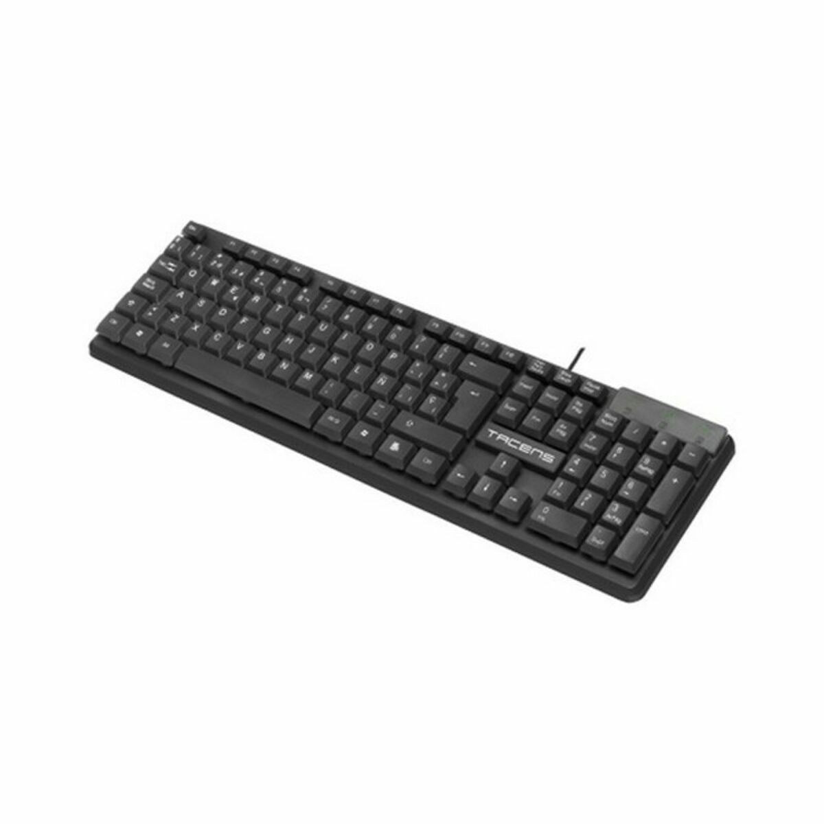 Tastatură Tacens AK0ES Negru Qwerty Spaniolă