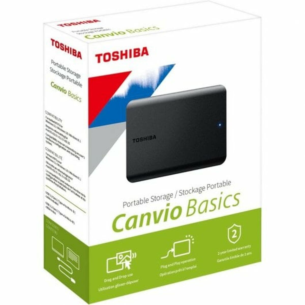 Hard disk Extern Toshiba HDTB520EK3AA Negru