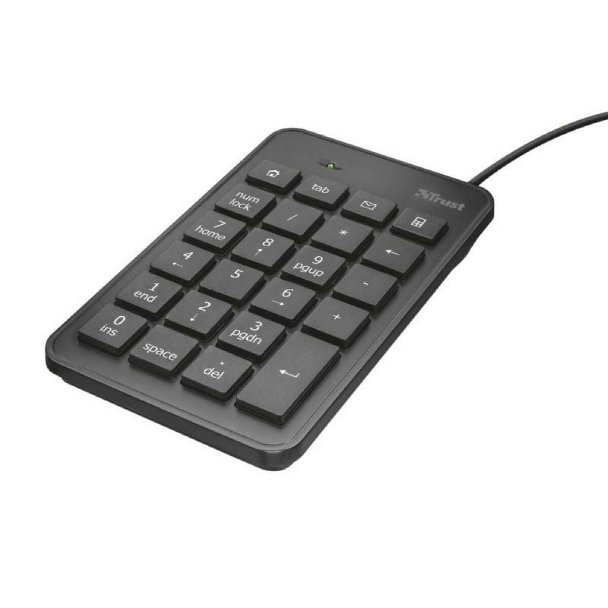 Tastatură numerică Trust 22221 Negru