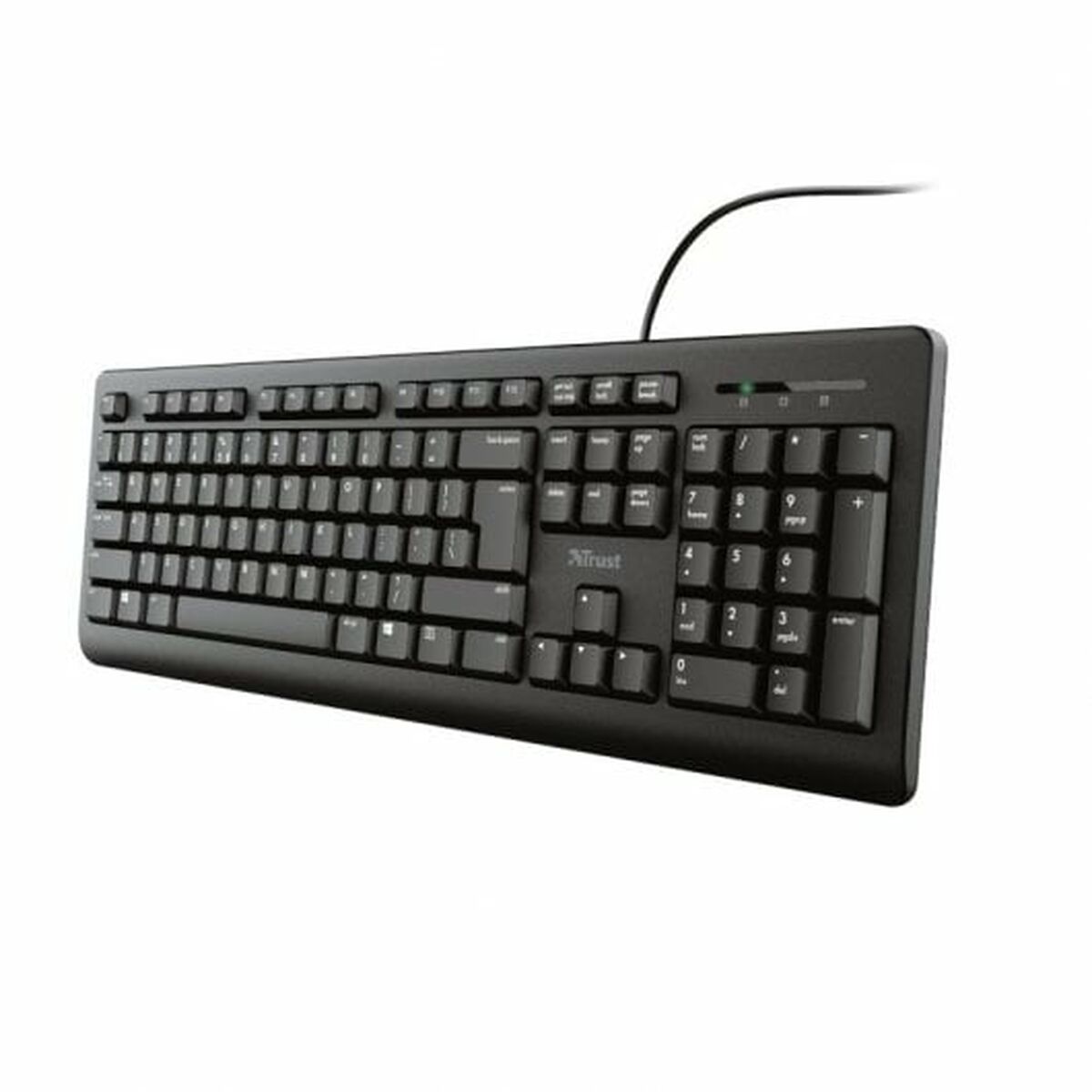 Tastatură Trust TK-150 Negru Qwerty Spaniolă