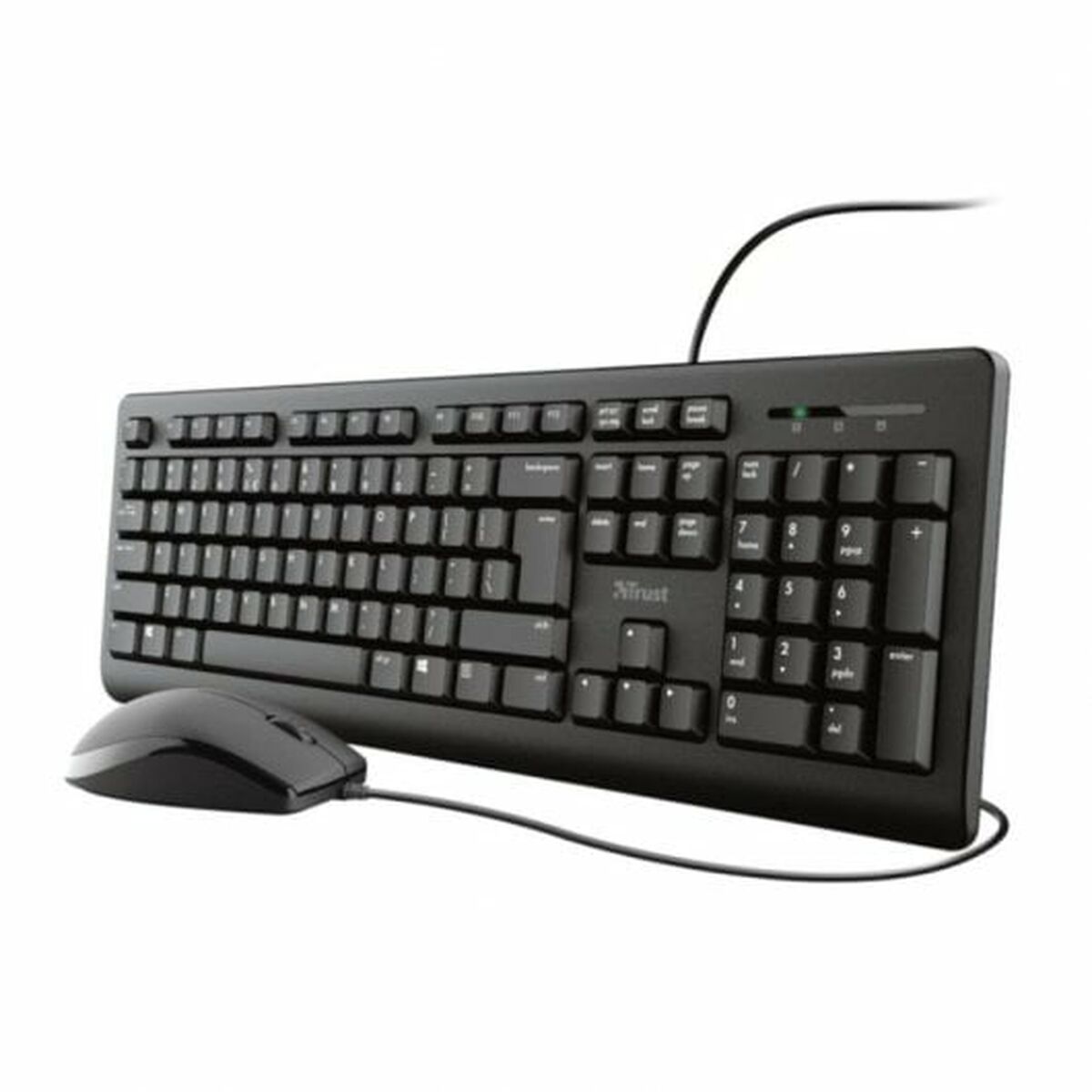Tastatură Trust TKM-250 Negru Qwerty Spaniolă