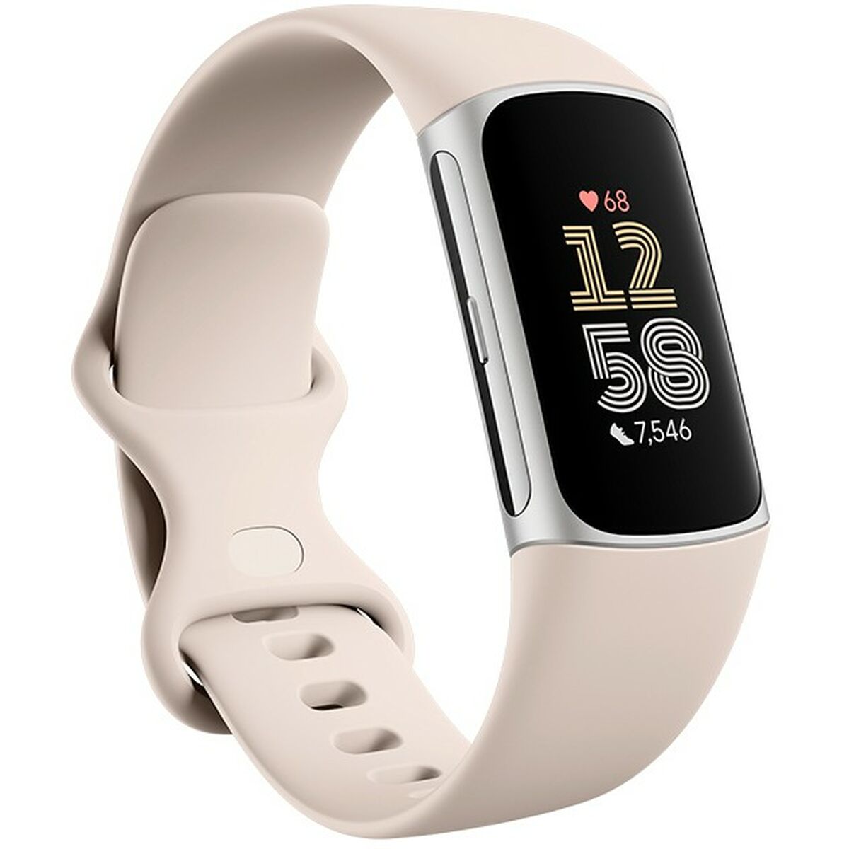 Ceas Bărbați Fitbit Charge 6 Alb