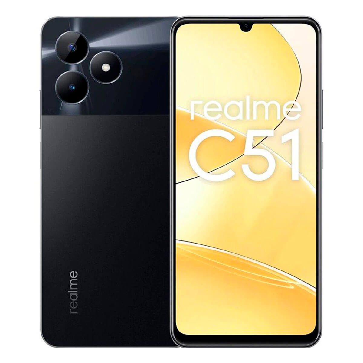 Smartphone Realme C51 6,7" Octa Core UNISOC T612 6 GB RAM 256 GB Negru