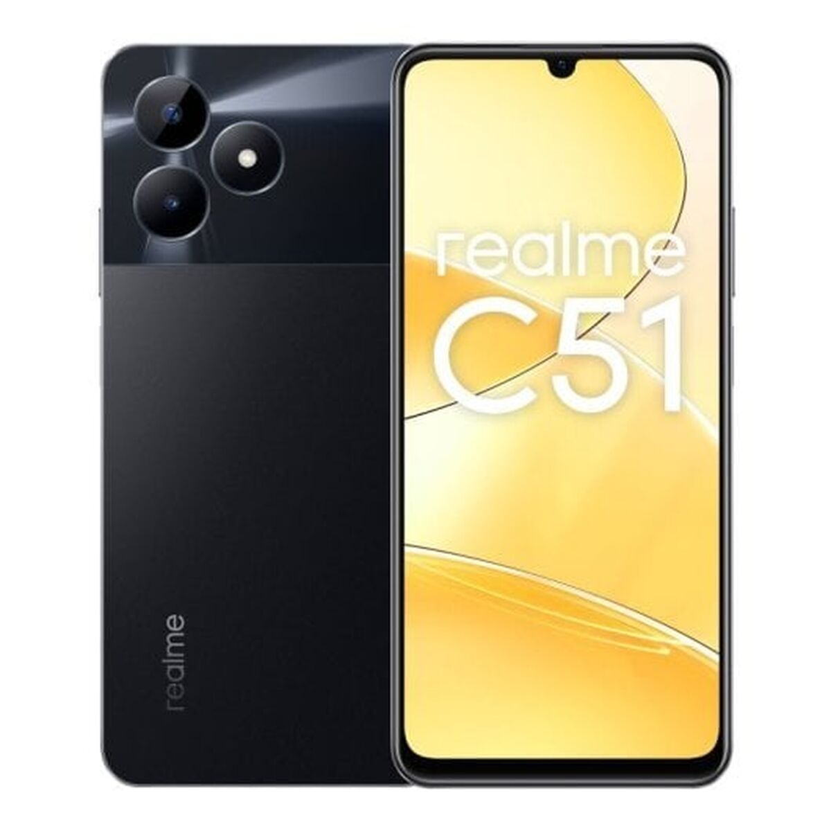 Smartphone Realme C51 6,7" Octa Core UNISOC T612 6 GB RAM 256 GB Negru