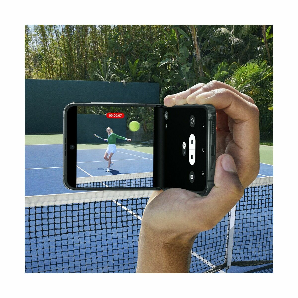 Smartphone Samsung Galaxy Z Flip4 5G F721 6,7" 8 GB RAM 128 GB Gri Oțel