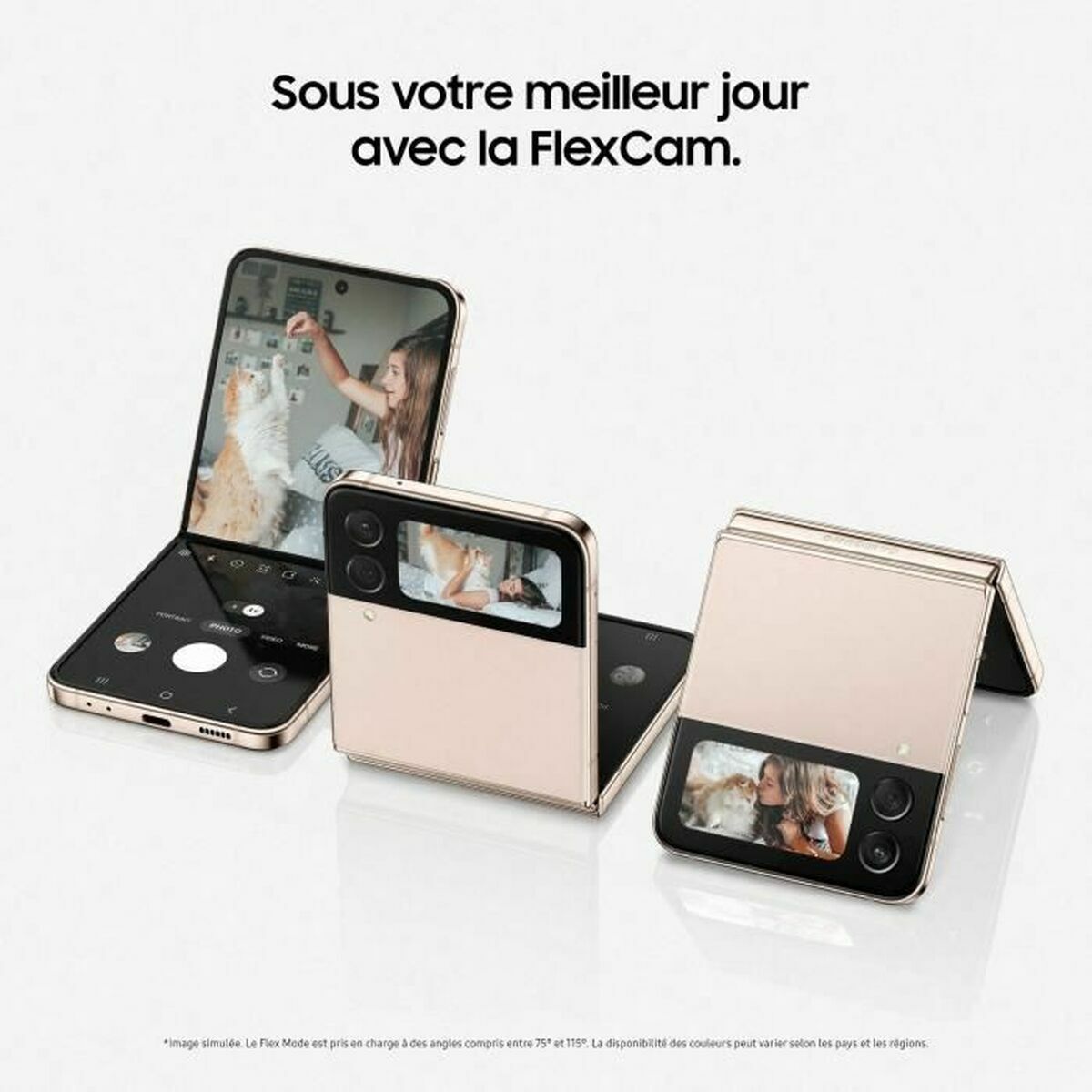 Smartphone Samsung Galaxy Z Flip4 5G 6,7" 5G 3840 x 2160 px 6,7" 8 GB RAM 256 GB Albastru 256 GB