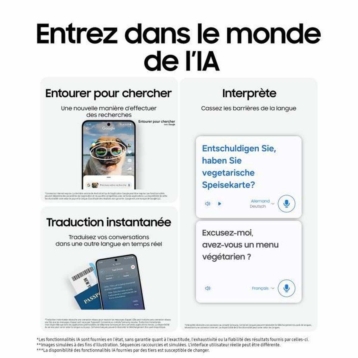 Smartphone Samsung Galaxy S24 FE 5G 6,7" 8 GB RAM 128 GB Gri