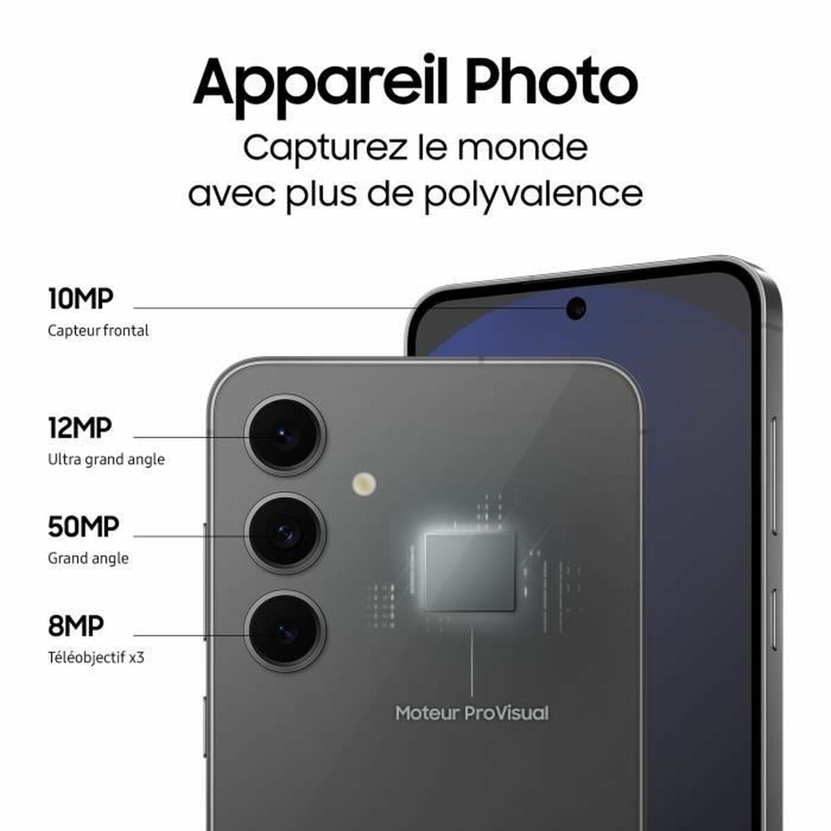 Smartphone Samsung Galaxy S24 FE 5G 6,7" 8 GB RAM 128 GB Gri