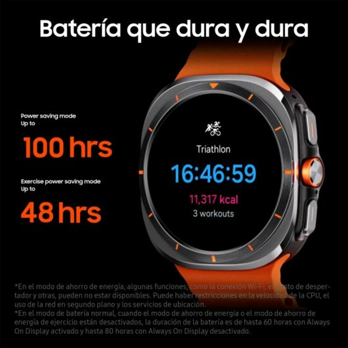 Smartwatch Samsung Galaxy Watch Ultra 4G Portocaliu 1,5"