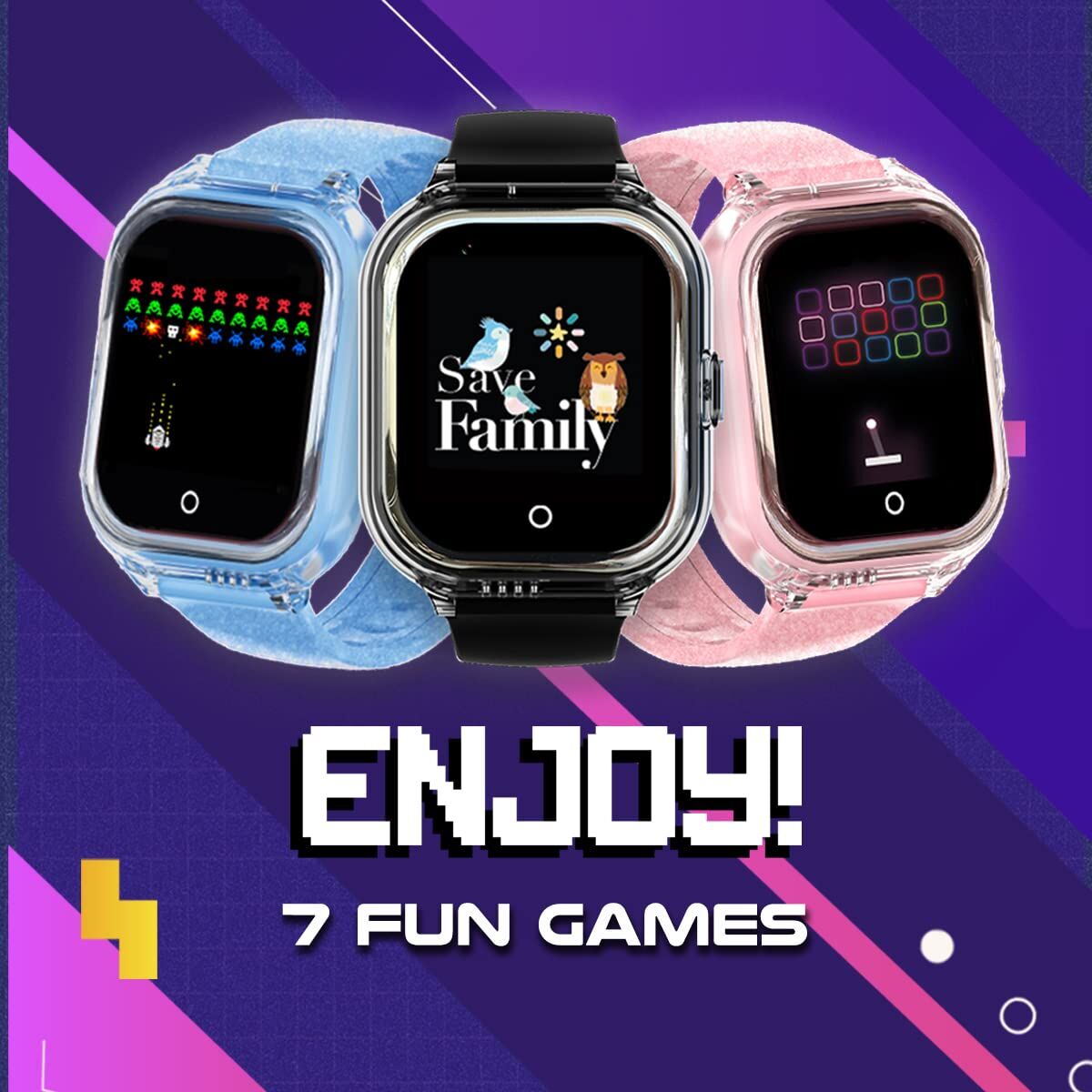 Smartwatch pentru Copii Save Family RIA4G AZUL