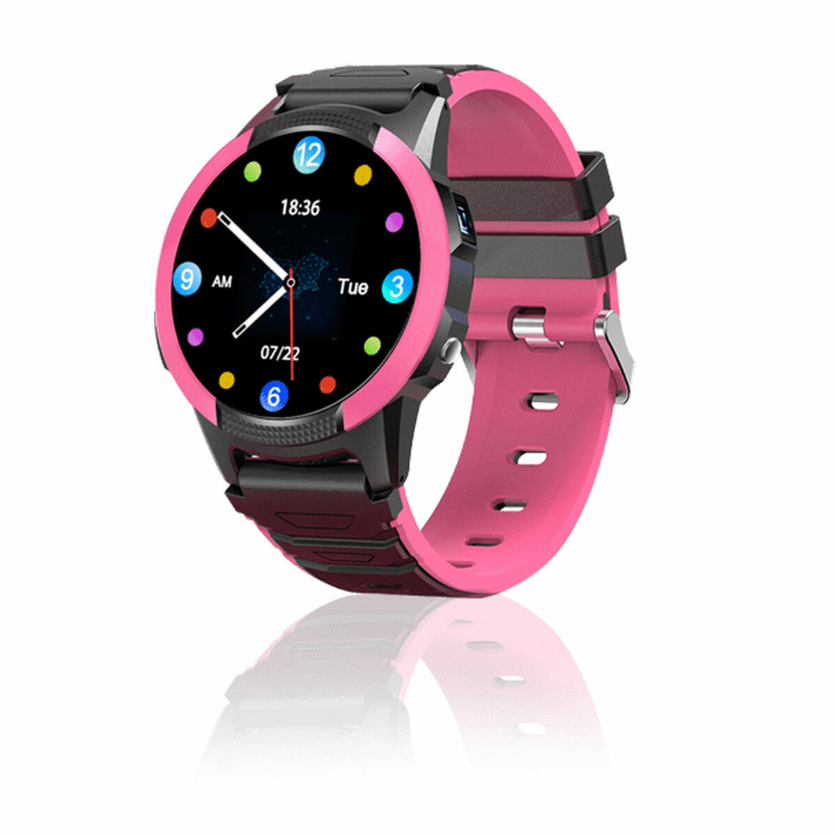 Smartwatch Save Family Slim 1,28" Roz Argintiu