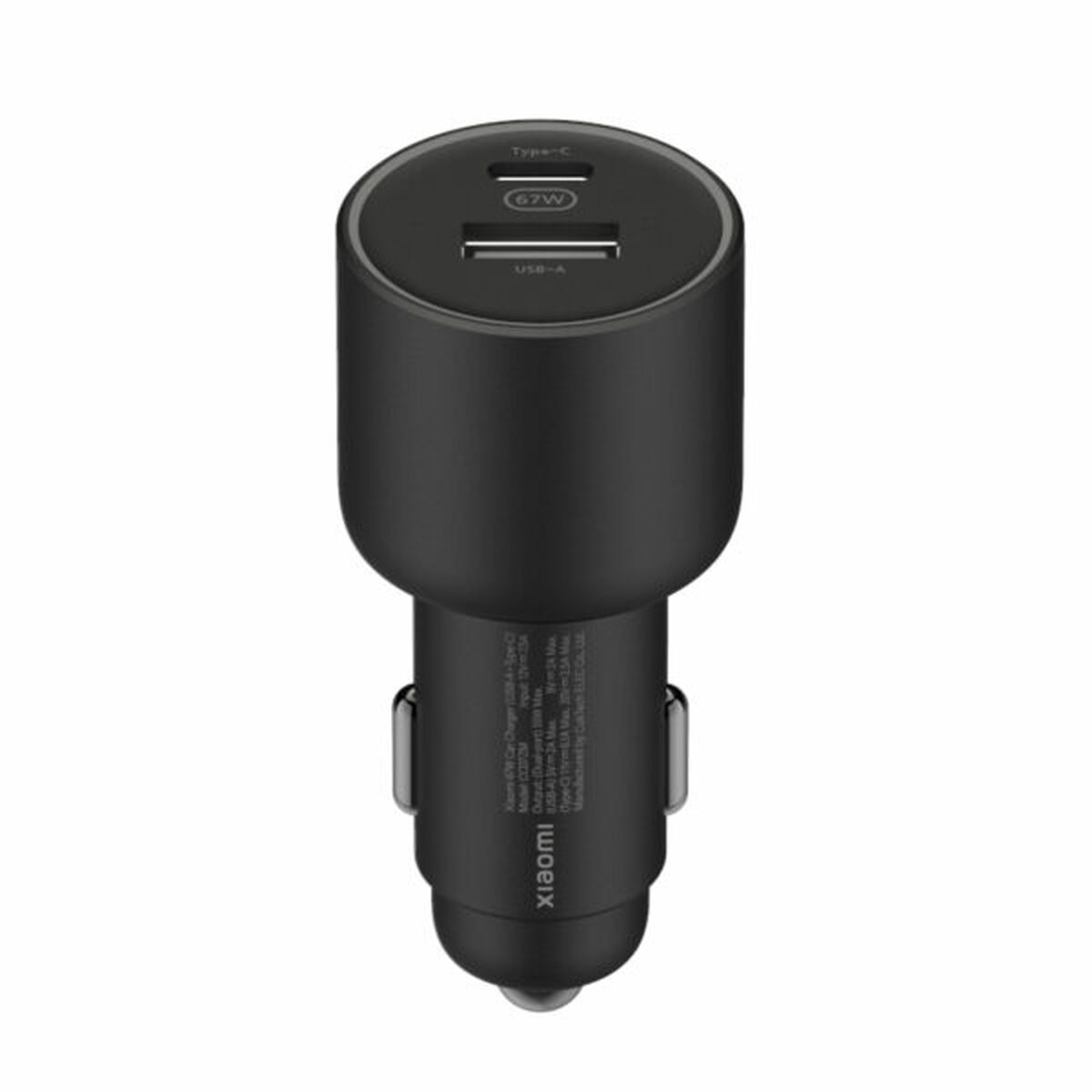 Încărcător de Mașină USB Universal + Cablu USB-C Xiaomi BHR6814GL Negru 55 W