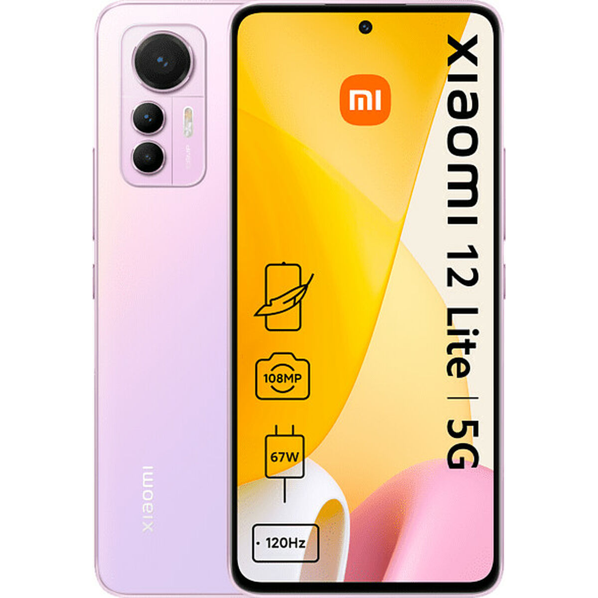 Smartphone Xiaomi 12 Lite 5G 6,55" Octa Core 6 GB RAM 128 GB Roz