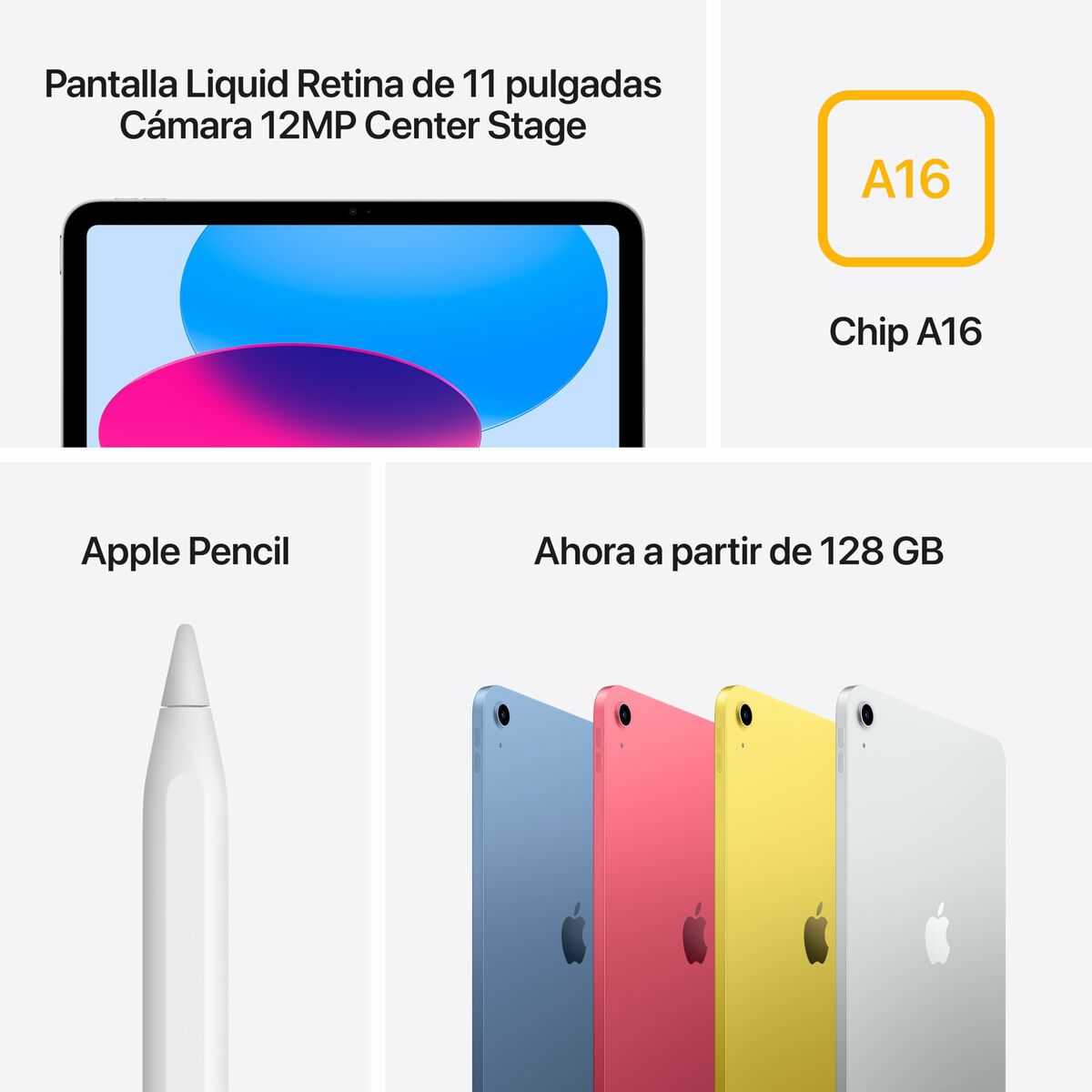 Tabletă Apple iPad 11" 512 GB Galben M1