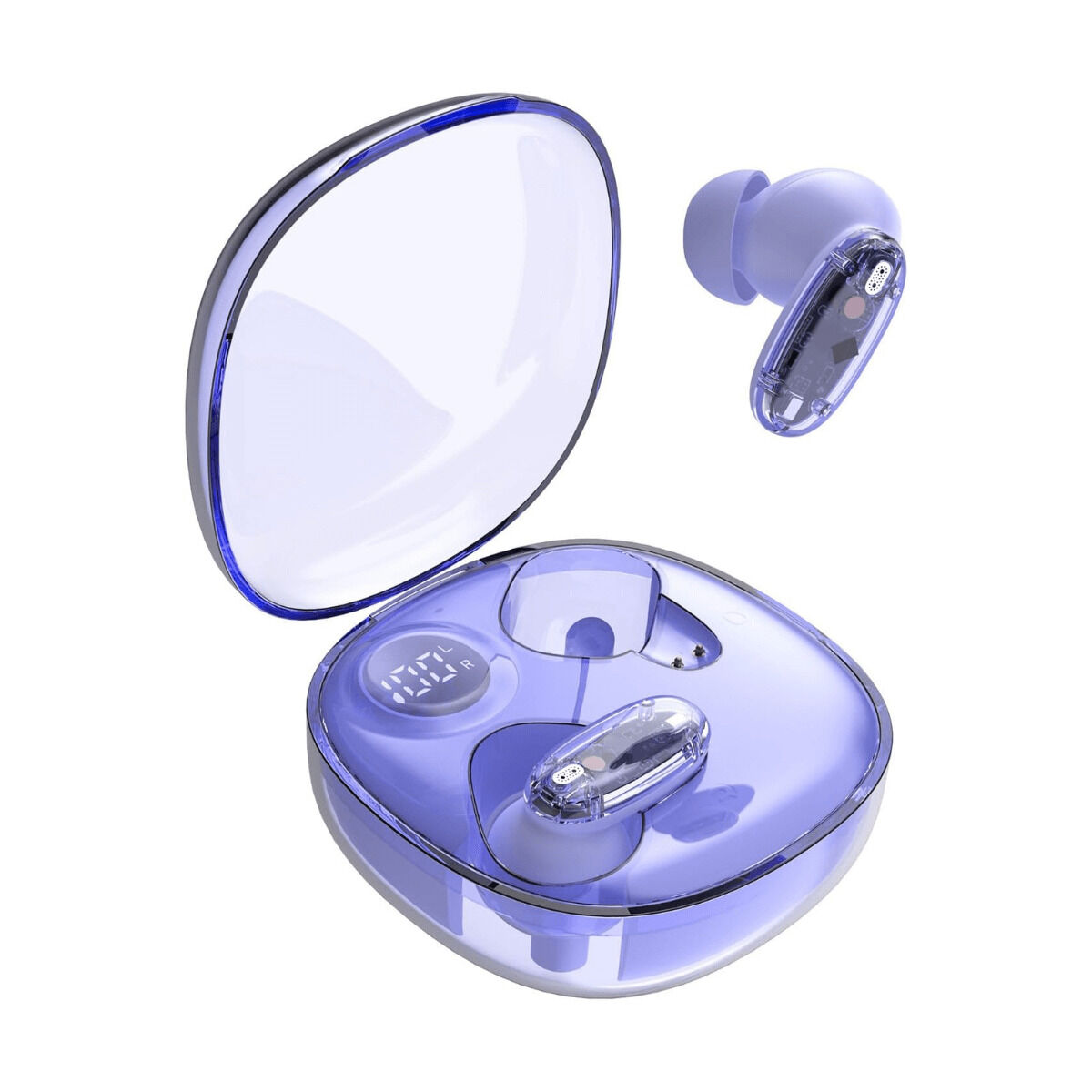 Căști fără fir cu carcasă de încărcare Mars Gaming MHIB2PP Purpuriu