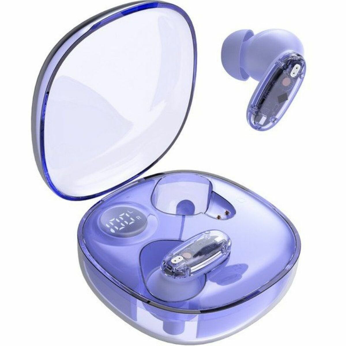 Căști fără fir cu carcasă de încărcare Mars Gaming MHIB2PP Purpuriu