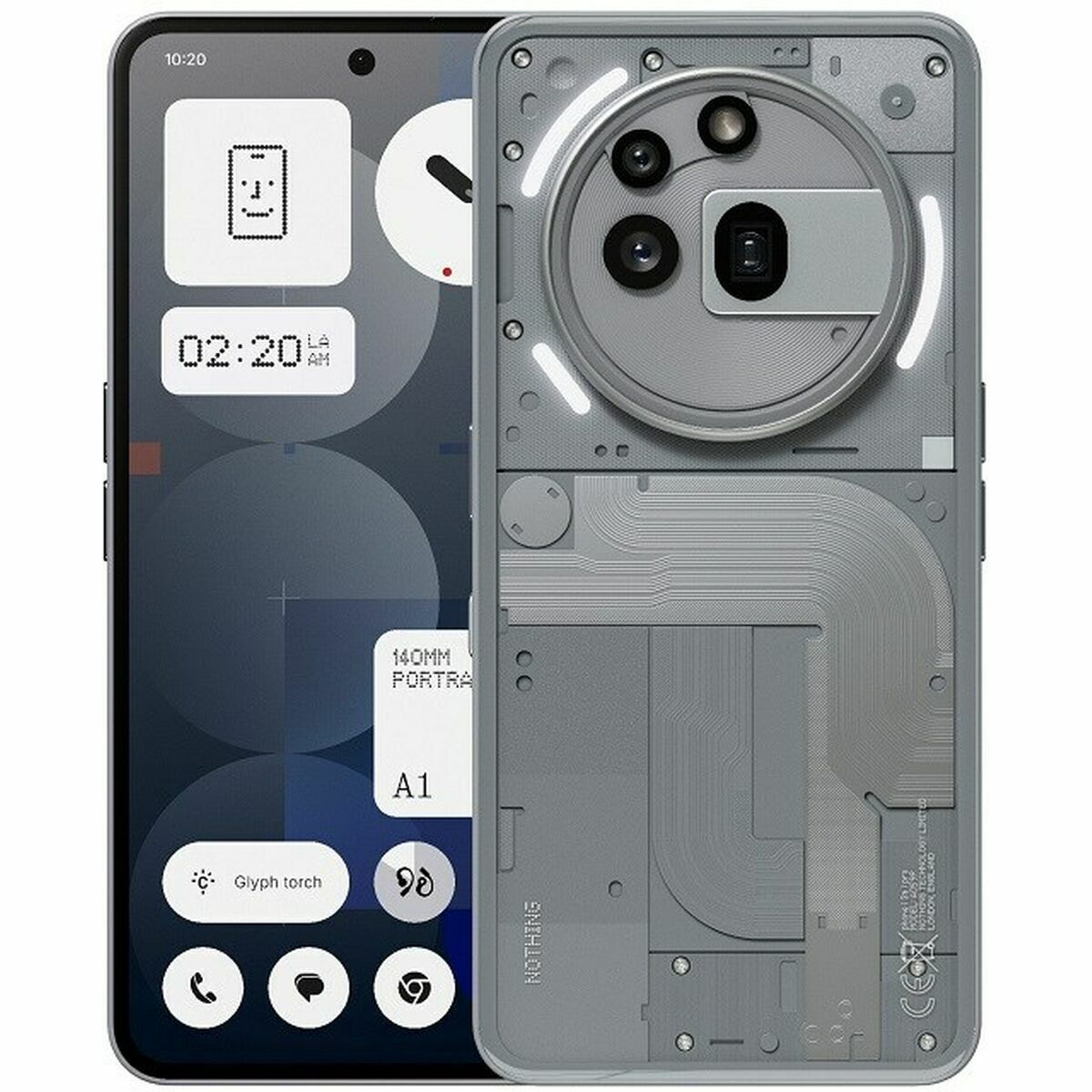 Smartphone Nothing PHONE(3A) PRO 6,77" Octa Core 12 GB RAM 256 GB Gri