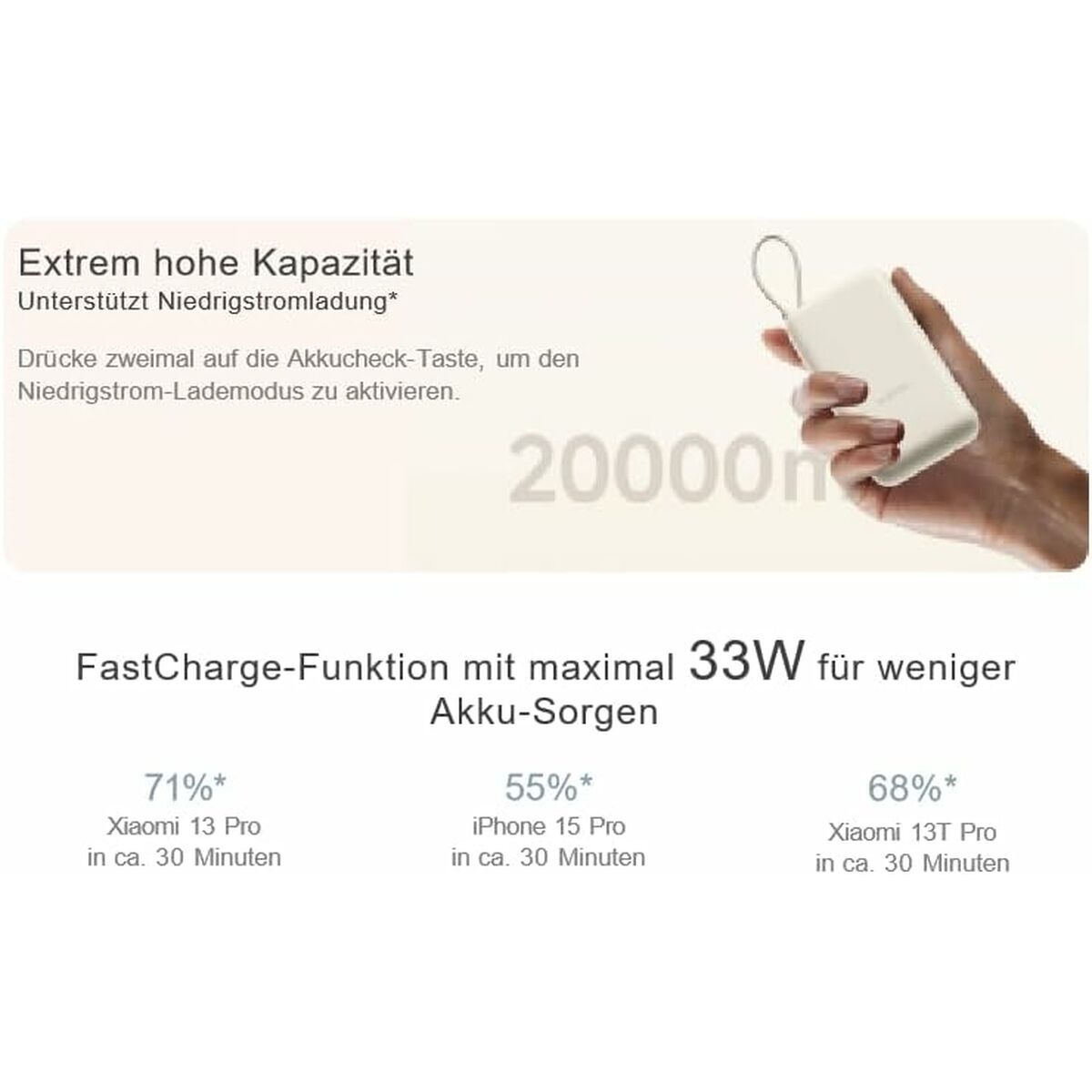 Powerbank Xiaomi PB1033MI Bej 10000 mAh