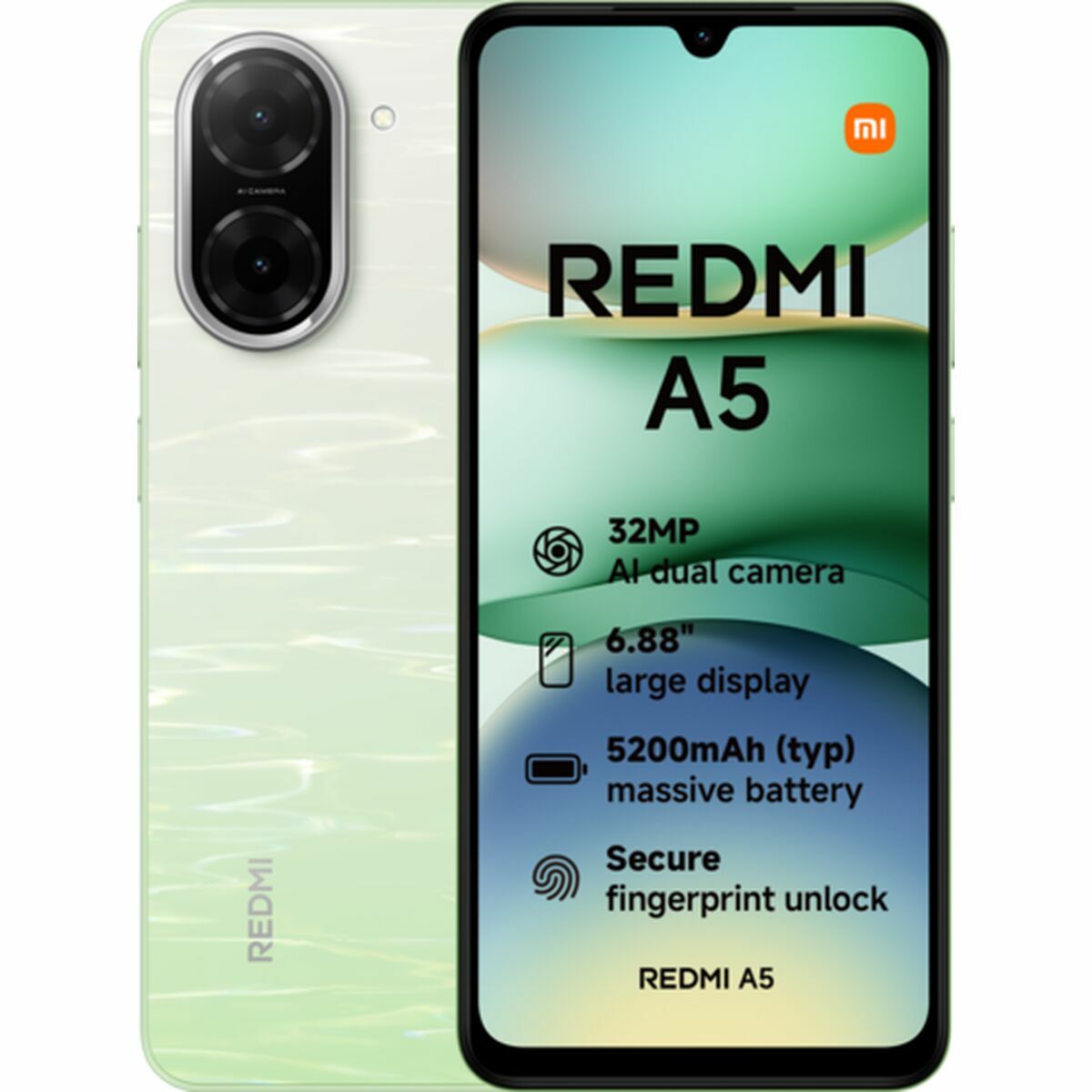 Smartphone Xiaomi Redmi A5 6,88" Octa Core 3 GB RAM 64 GB Verde