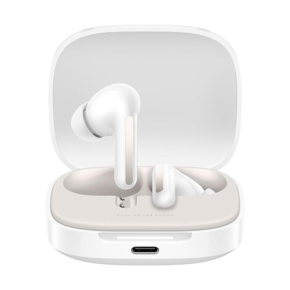 Căști fără fir cu carcasă de încărcare Xiaomi Redmi Buds 6 Alb