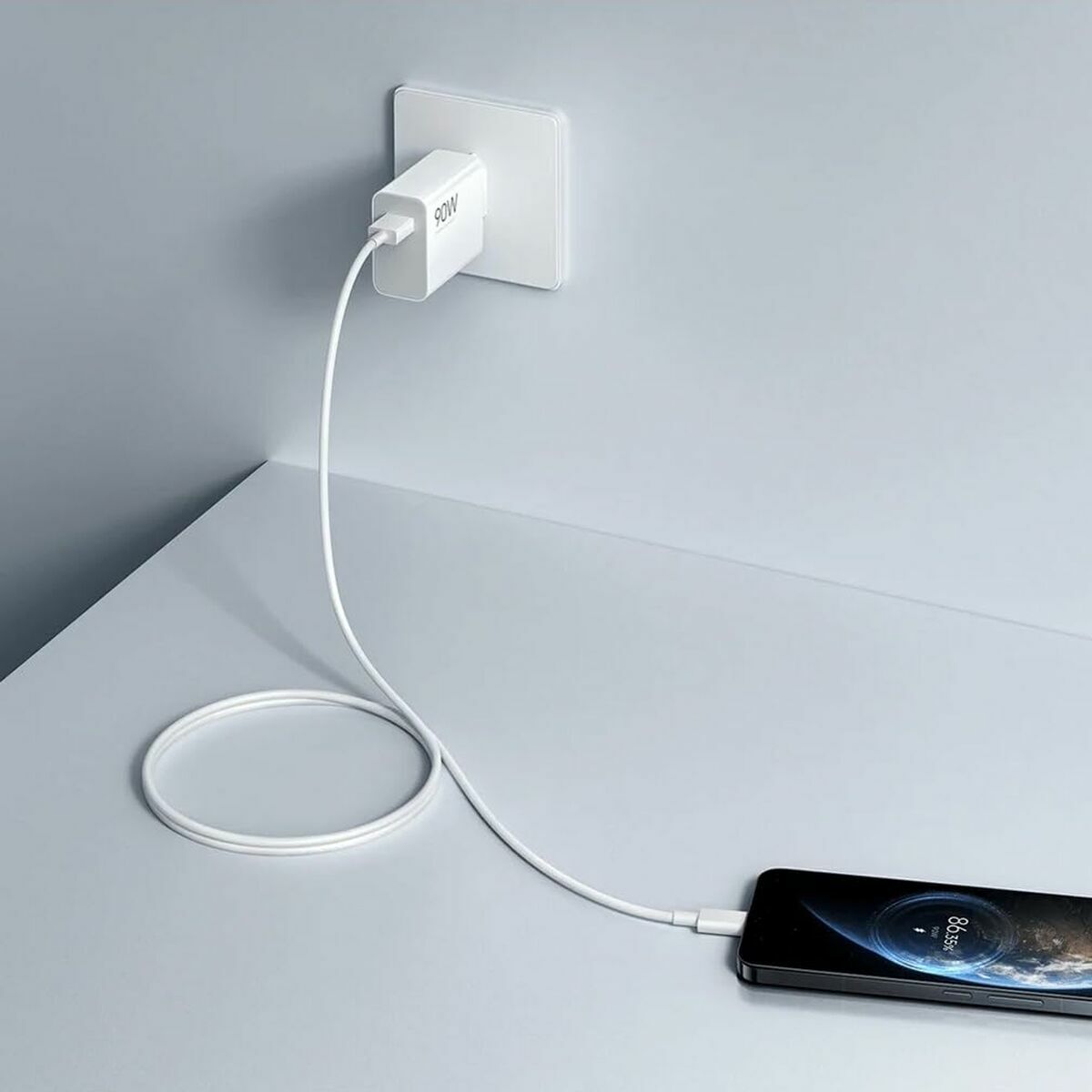 Încărcător de Perete + Cablu USB A la USB-C Xiaomi 90W HYPC COM USBA 90 W