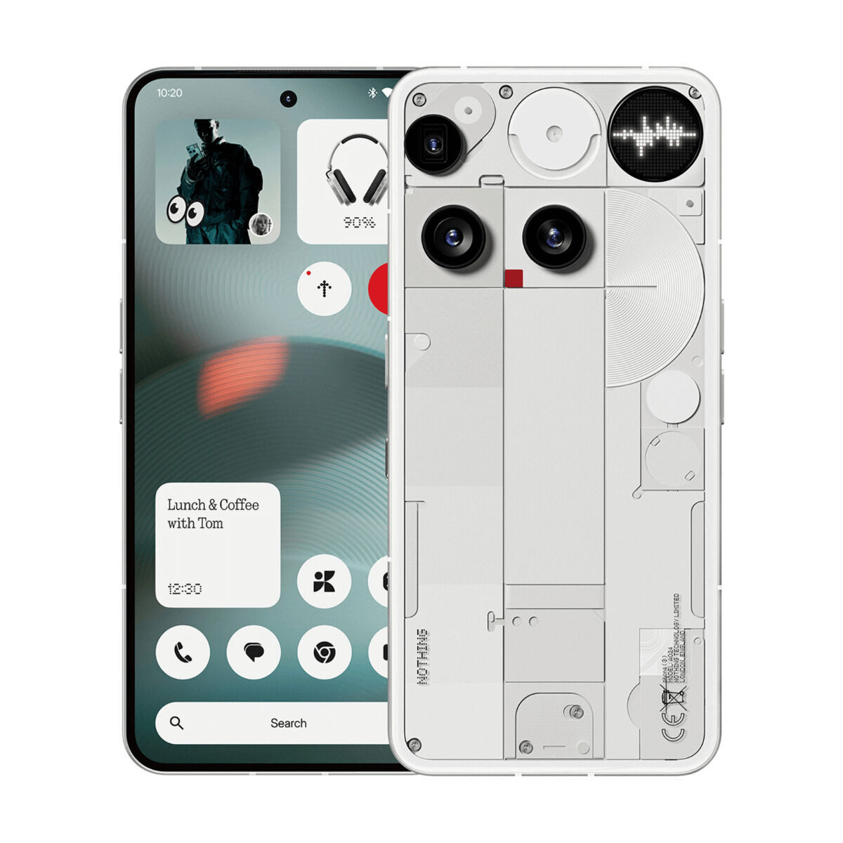 Smartphone Nothing Phone 3 5G 6,67" Octa Core 16 GB RAM 512 GB Alb