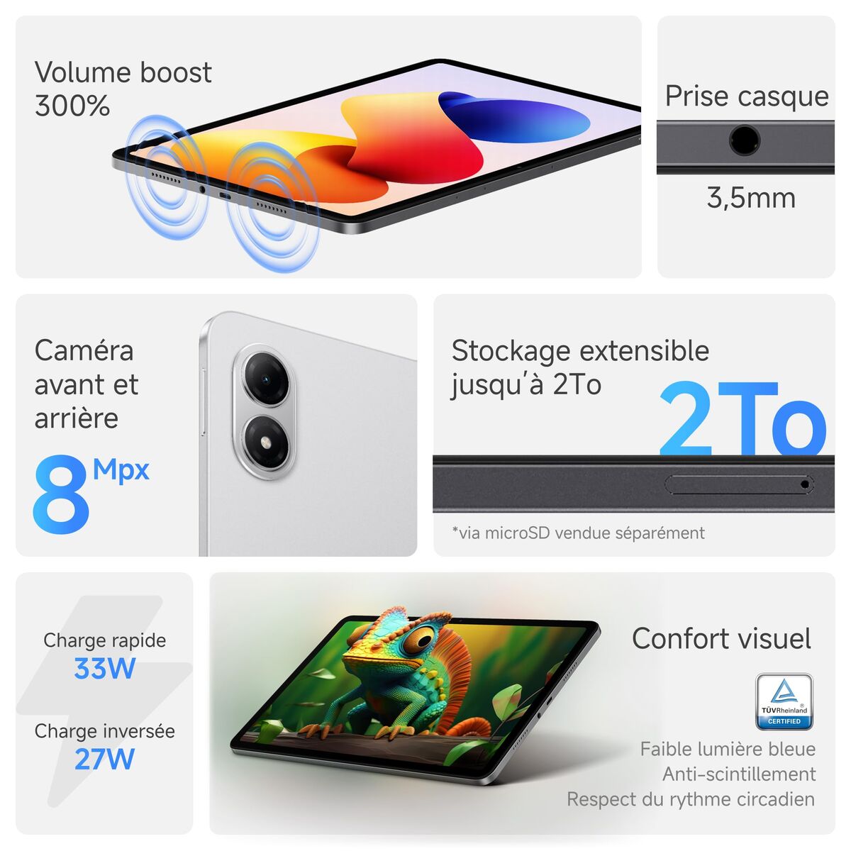 Tabletă Xiaomi 25099RP13G 12,1" Octa Core 6 GB RAM 128 GB Gri