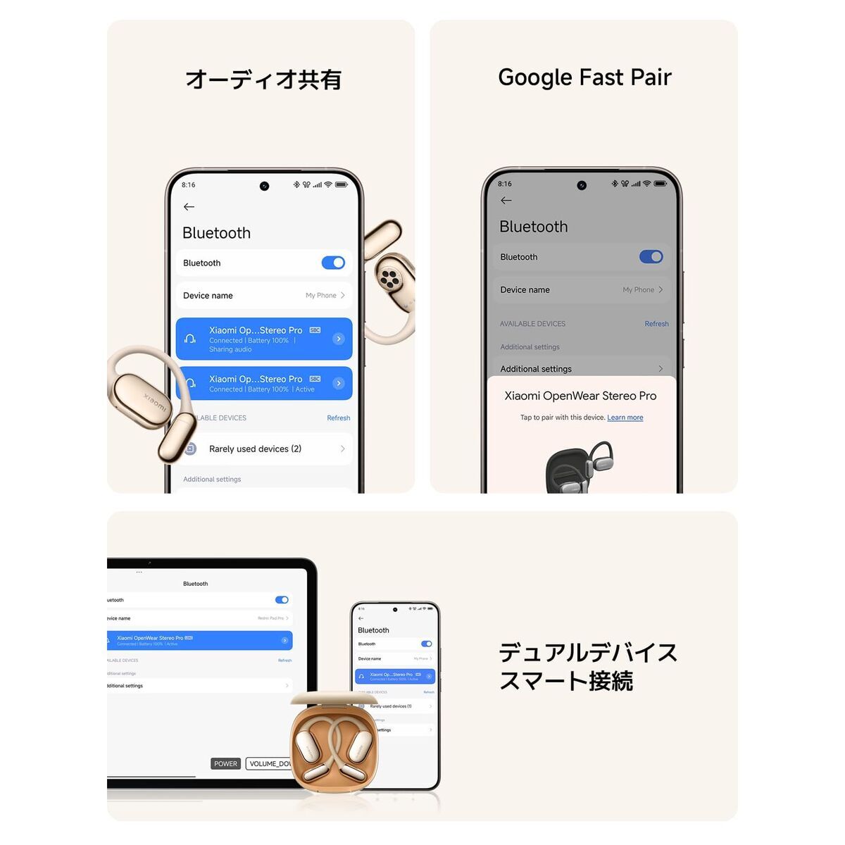 Căști Xiaomi BHR080IGL Negru