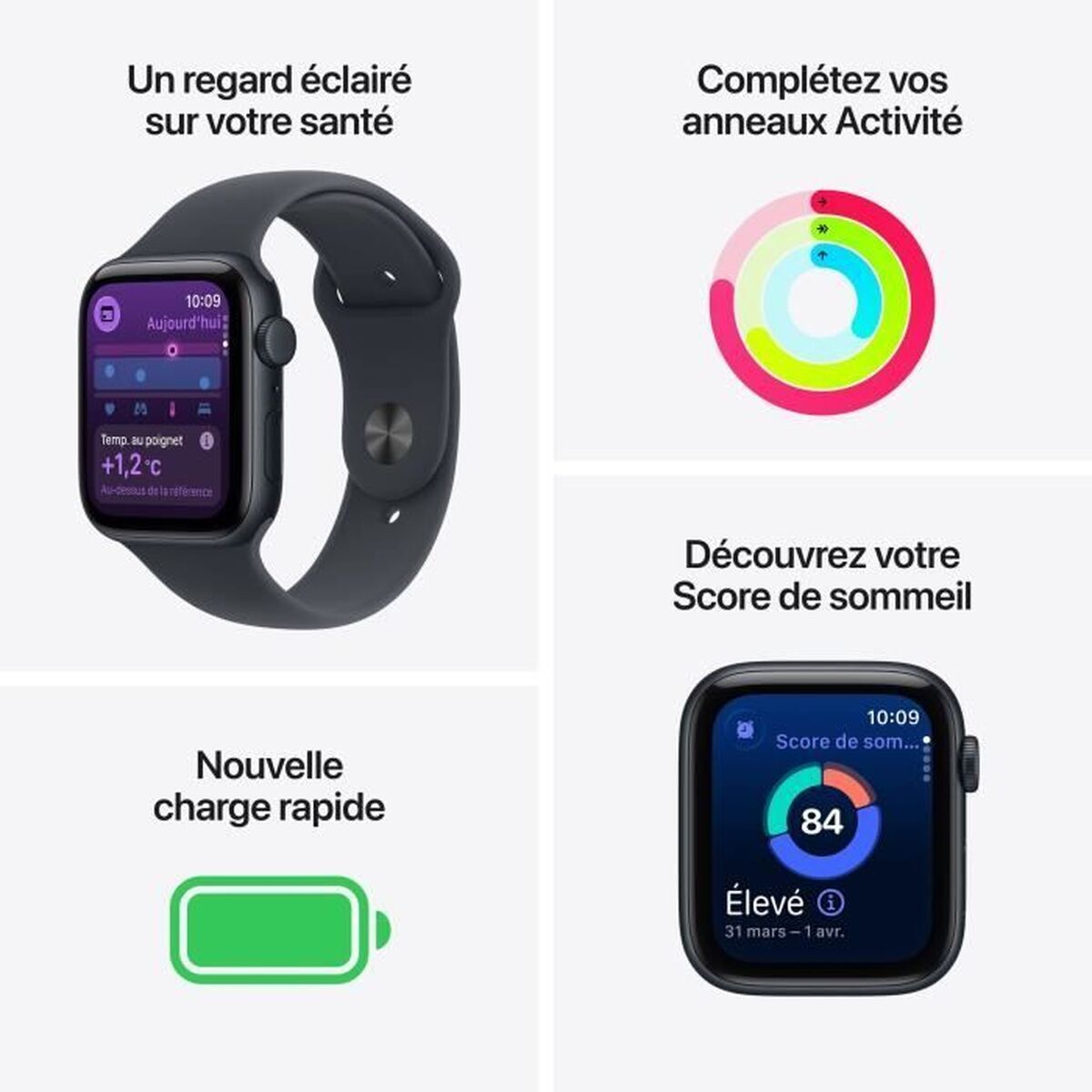Smartwatch Apple MEPJ4ZR/A Negru 1,78" Ø 44 mm