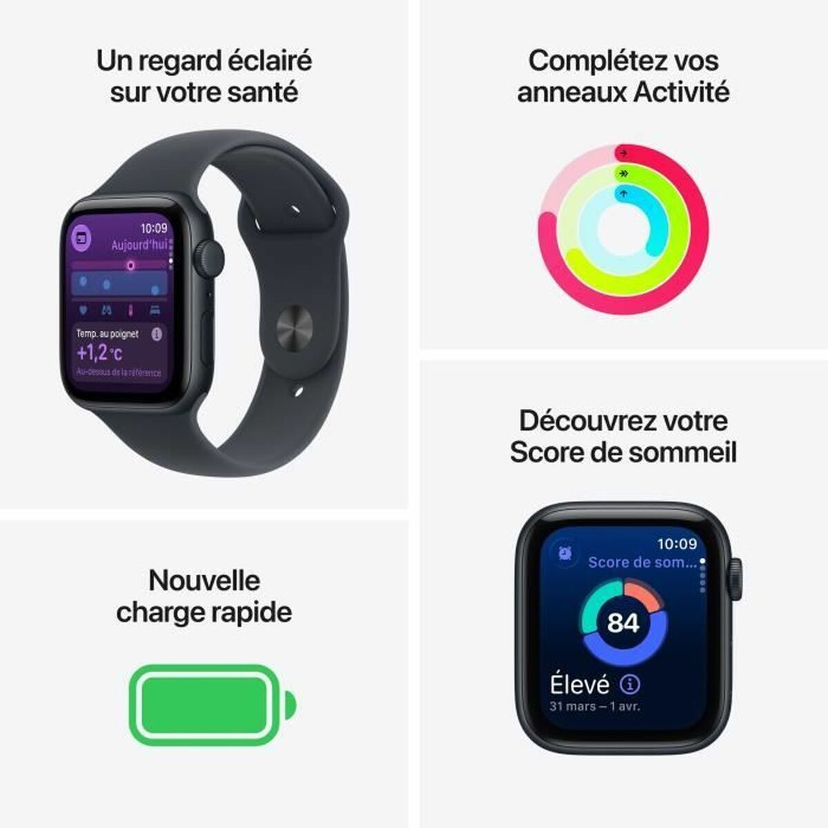 Smartwatch Apple MEPF4ZR/A Alb 1,78" Ø 44 mm