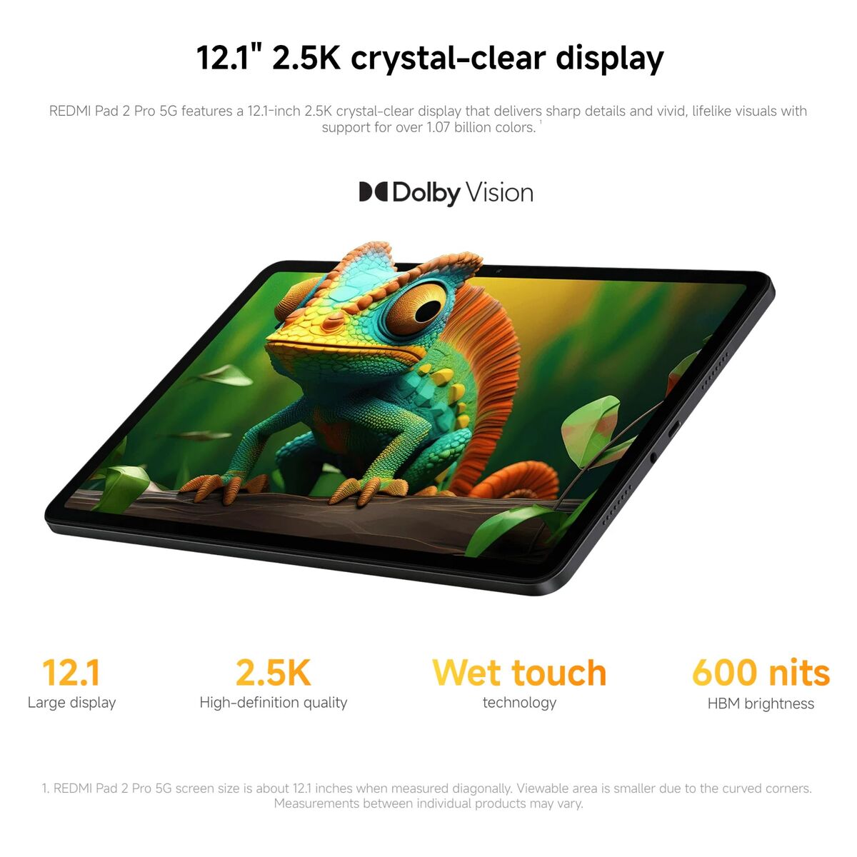Tabletă Xiaomi Redmi Pad 2 Pro 12,1" Octa Core 8 GB RAM 256 GB Gri
