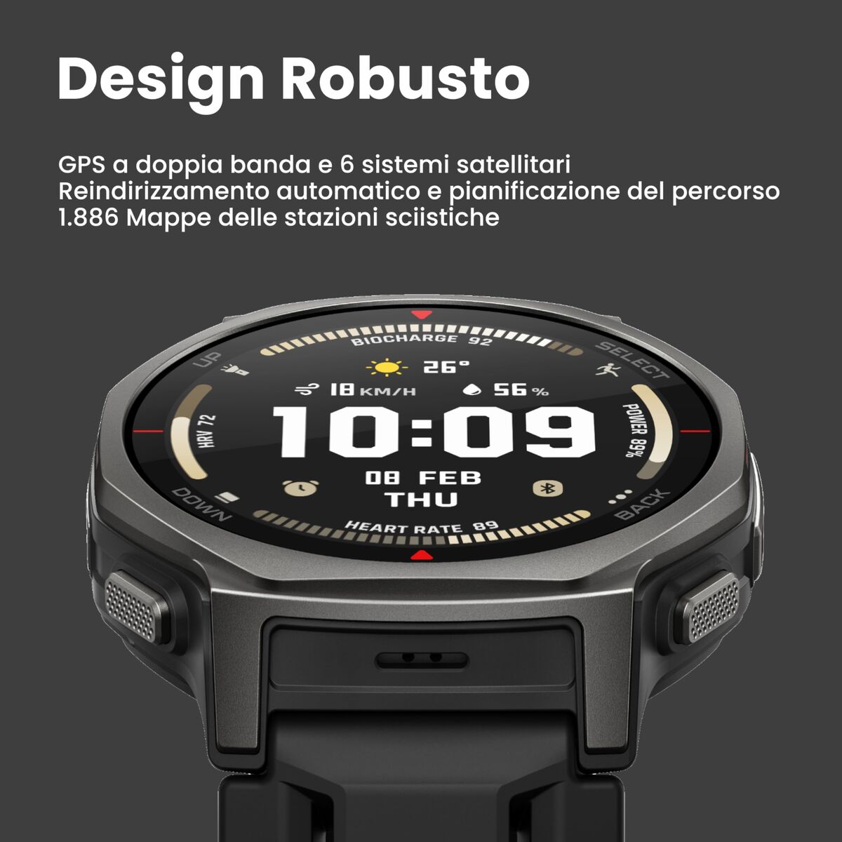 Smartwatch Amazfit T-REX 3PRO 44MM Negru 1,32" Ø 44 mm