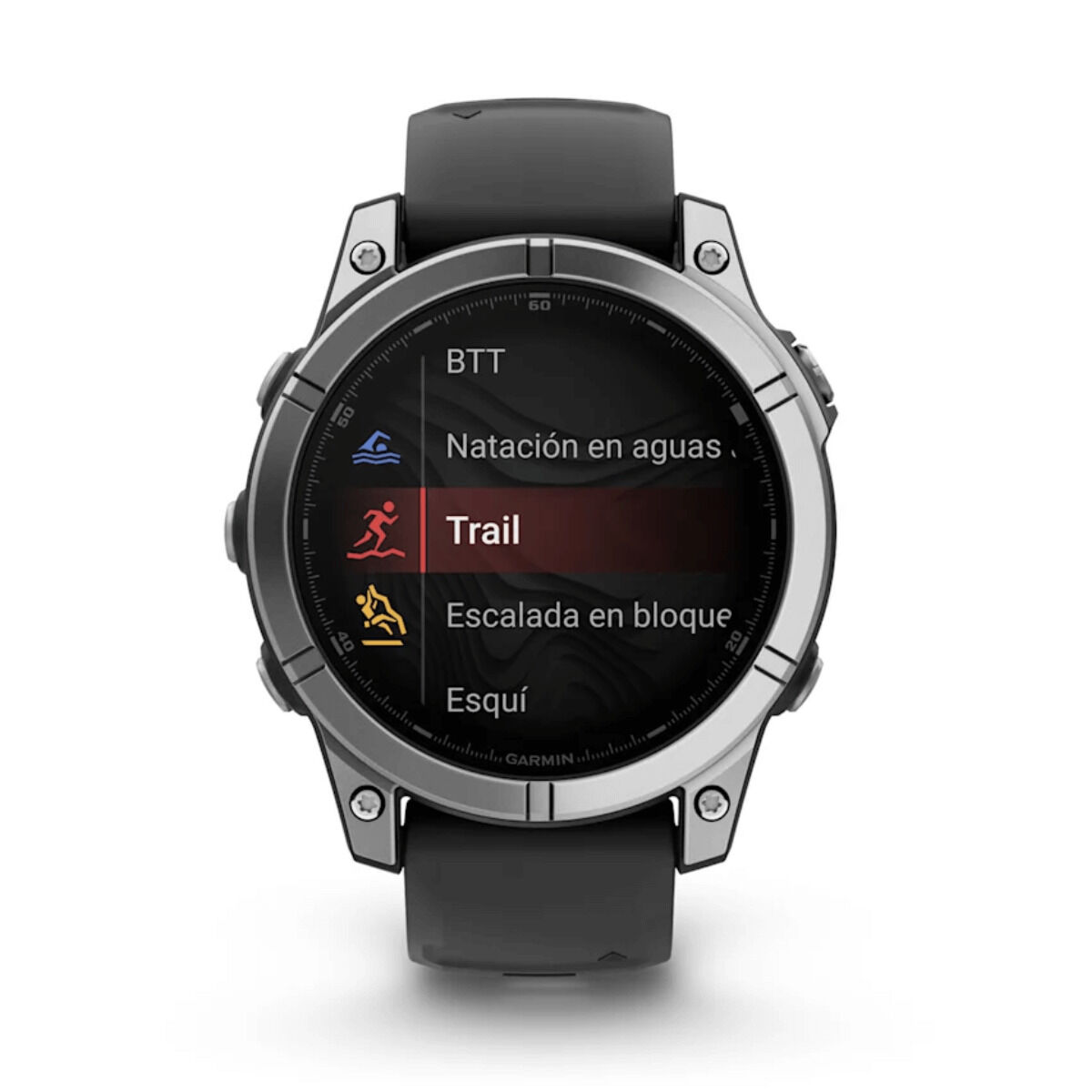 Ceas Bărbați GARMIN Fénix E AMOLED 47mm Negru 1,3"