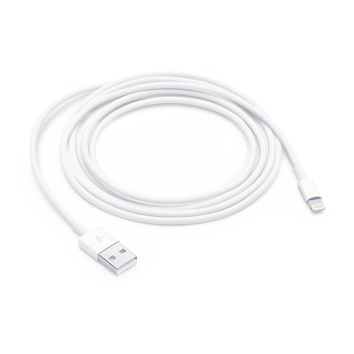 Cablu USB la Lightning Apple MXLY2ZM/A Alb 1 m