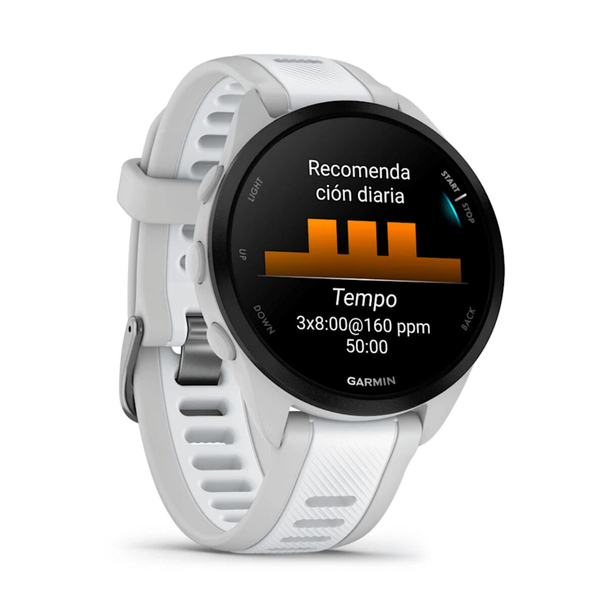 Smartwatch GARMIN Forerunner 165 Music Alb 1,2" 43 mm